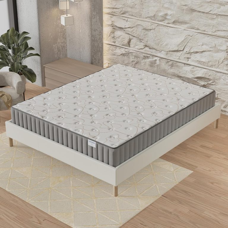 NOVEMBER Matelas Orionis 140 x 190 cm, Technologie Hybride Mousse Haute Densité + Mousse Mémoire de Forme, Épaisseur 16 cm